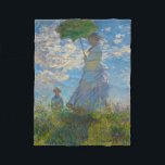 Couverture Polaire Claude Monet Femme avec un parasol<br><div class="desc">Envelopper quelqu'un que vous aimez dans le confort et le soin. Cette couverture en toison présente la Femme de Claude Monet avec un Parasol, une scène impressionniste tendre d’une mère et d’un fils baignés de blancs doux, de bleus aérés et de verts frais. L'oeuvre capture le lien nourrissant entre le...</div>