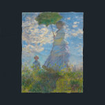 Couverture Polaire Claude Monet Femme avec un parasol<br><div class="desc">Envelopper quelqu'un que vous aimez dans le confort et le soin. Cette couverture en toison présente la Femme de Claude Monet avec un Parasol, une scène impressionniste tendre d’une mère et d’un fils baignés de blancs doux, de bleus aérés et de verts frais. L'oeuvre capture le lien nourrissant entre le...</div>