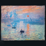 Couverture Polaire Claude Monet - Impression, lever de soleil<br><div class="desc">Impression,  Lever du soleil (Impression,  Levant Soleil) - Claude Monet,  Huile sur toile,  1872 Impression,  Lever du soleil représente le port du Havre,  la ville natale de Monet.</div>