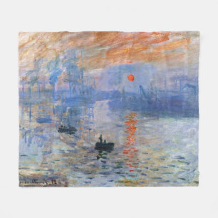 Couverture Polaire Claude Monet Impression soleil levant 1872 Port Ar