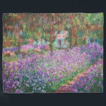 Couverture Polaire Claude Monet - Le jardin de l'artiste à Giverny<br><div class="desc">Jardin de l'artiste à Giverny / Le Jardin de l'artiste a Giverny - Claude Monet,  1900</div>