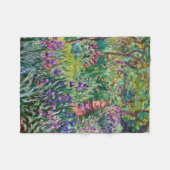Couverture Polaire Claude Monet - Le jardin de l'artiste à Giverny (Devant (Horizontal))