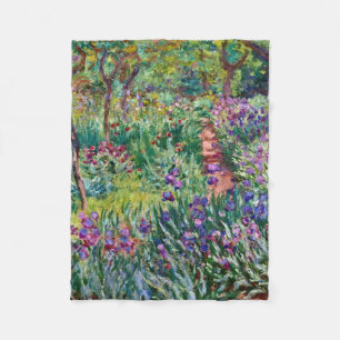 Couverture Polaire Claude Monet - Le jardin de l'artiste à Giverny