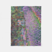 Couverture Polaire Claude Monet | Le jardin de l'artiste à Giverny (Devant)