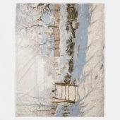 Couverture Polaire Claude Monet - Le Magpie (Devant)