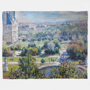 Couverture Polaire Claude Monet - Les Jardins des Tuileries