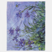 Couverture Polaire Claude Monet Lilac Irises (Devant)