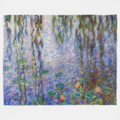 Couverture Polaire Claude Monet - Lys d'eau (Devant (Horizontal))