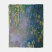 Couverture Polaire Claude Monet - Lys d'eau (Devant)