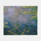 Couverture Polaire Claude Monet - Lys d'eau (Devant (Horizontal))