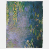 Couverture Polaire Claude Monet - Lys d'eau (Devant)