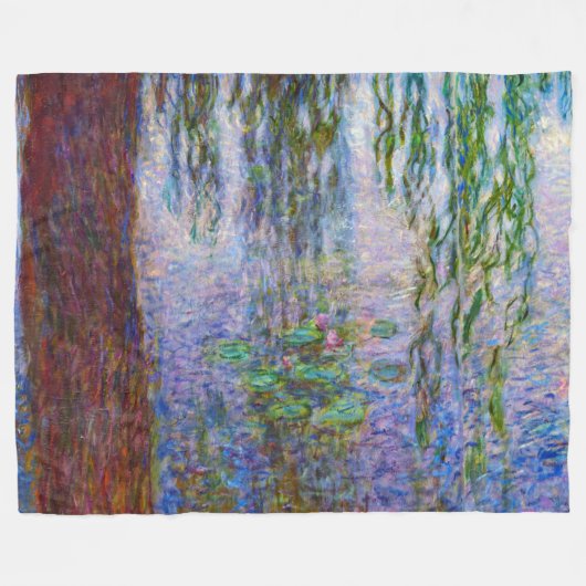 Couverture Polaire Claude Monet - Lys d'eau (Devant (Horizontal))