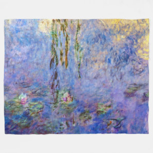 Couverture Polaire Claude Monet - Lys d'eau