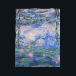 Couverture Polaire Claude Monet - Lys d'eau 1919<br><div class="desc">Claude Monet - Water Lilies 1919. La célèbre peinture artistique.</div>