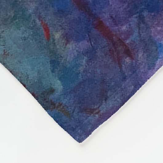 Couverture Polaire Claude Monet - Lys d'Eau Bleue (Coin)