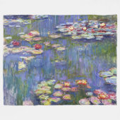 Couverture Polaire Claude Monet - Nymphéas / Nymphéas (Devant (Horizontal))