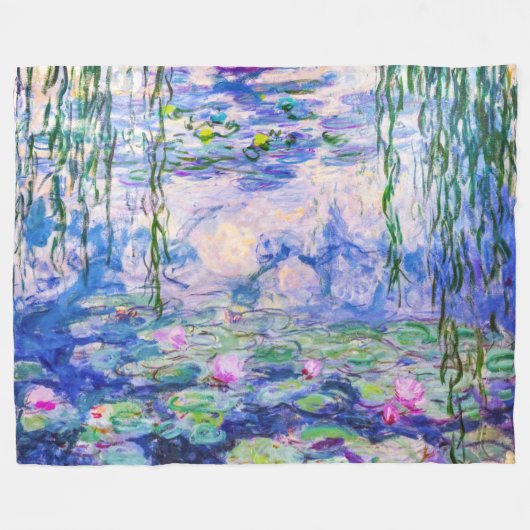 Couverture Polaire Claude Monet - Nymphéas / Nymphéas 1919 (Devant (Horizontal))