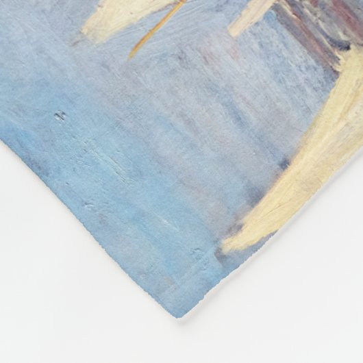 Couverture Polaire Claude Monet - Patchwork de chefs-d'oeuvre (Coin)