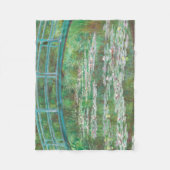 Couverture Polaire Claude Monet pont de football japonais. Impression (Devant)