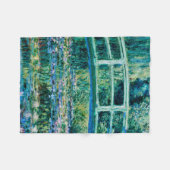 Couverture Polaire Claude Monet - Pont D'Eau Et Pont Japonais (Devant (Horizontal))