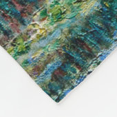 Couverture Polaire Claude Monet - Pont D'Eau Et Pont Japonais (Coin)