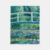Couverture Polaire Claude Monet - Pont D'Eau Et Pont Japonais (Devant)