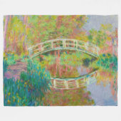 Couverture Polaire Claude Monet - Pont Japonais, Giverny (Devant (Horizontal))