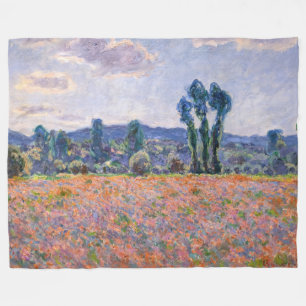 Couverture Polaire Claude Monet - Poppy Field 1890 (Giverny)