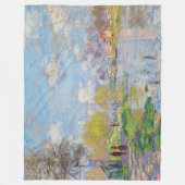 Couverture Polaire Claude Monet - Printemps de la Seine (Devant)