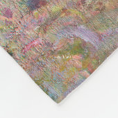 Couverture Polaire Claude Monet - Promenade Cliff à Pourville (Coin)