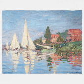 Couverture Polaire Claude Monet - Regattas à Argenteuil (Devant (Horizontal))