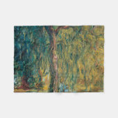 Couverture Polaire Claude Monet - Willow Weeping (Devant (Horizontal))