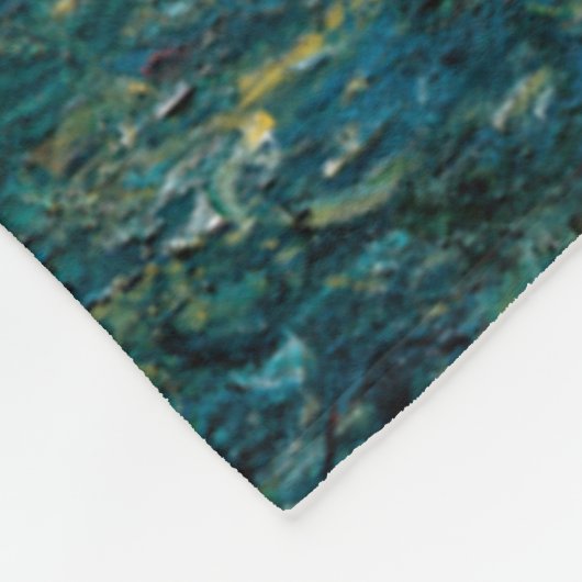 Couverture Polaire Claude Monet - Willow Weeping (Coin)