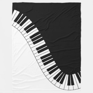 Couverture Polaire Clavier de piano