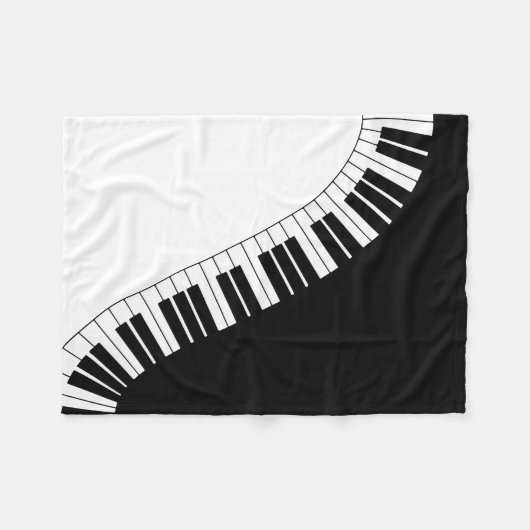 Couverture Polaire Clavier de piano (Devant (Horizontal))