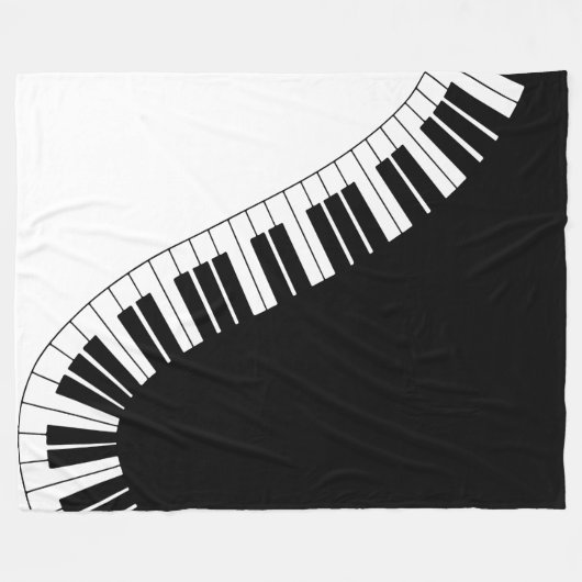 Couverture Polaire Clavier pour piano (Devant (Horizontal))