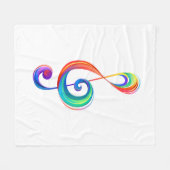 Couverture Polaire Clé arc-en-ciel (Devant (Horizontal))