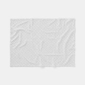 Couverture Polaire Clé grecque gris Motif (Devant (Horizontal))