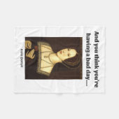 Couverture Polaire Clever Creations Blue Uni-adults Modern Round Coll (Devant (Horizontal))