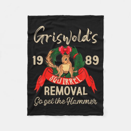 Couverture Polaire Clic Christmas Movie Squirrel Removal Vacation  (Devant)