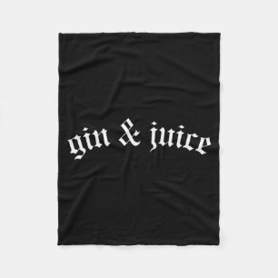 Couverture Polaire Clic Gothique Fo Shizzle Gin + Juice T-Shirt Gin E