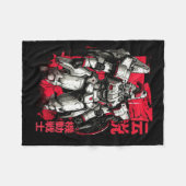 Couverture Polaire Clic Japanese Legendary Mecha Warrior Robot (Devant (Horizontal))