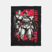 Couverture Polaire Clic Japanese Legendary Mecha Warrior Robot (Devant)