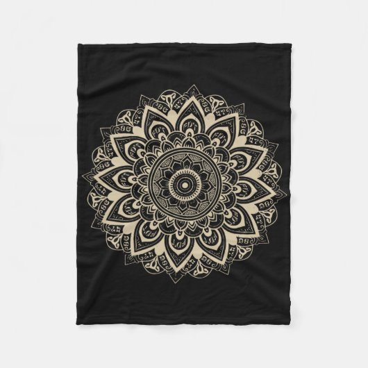 Couverture Polaire Clic Mandala Style 86 47 Subtle Anti Trump Resist (Devant)