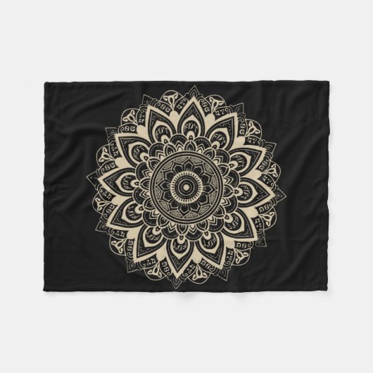 Couverture Polaire Clic Mandala Style 86 47 Subtle Anti Trump Resist (Devant (Horizontal))