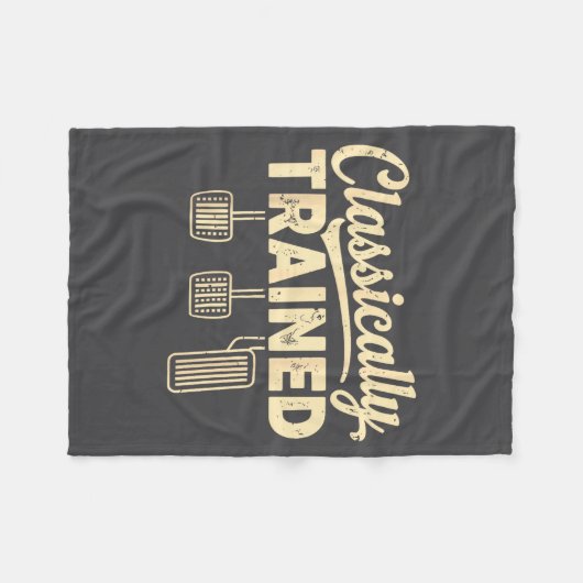 Couverture Polaire Clically Trained Retro Racing Three Pedals Manual  (Devant (Horizontal))