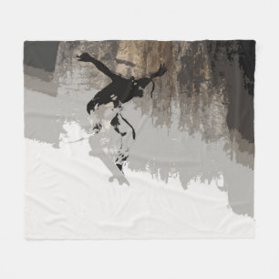 Couverture Polaire Cliff Jumping - Skateboarder