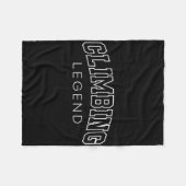 Couverture Polaire Climbing Legend Funny Athletic Lettering Climber C (Devant (Horizontal))