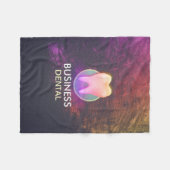 Couverture Polaire Clinique dentaire professionnelle Rose Gold Tooth (Devant (Horizontal))