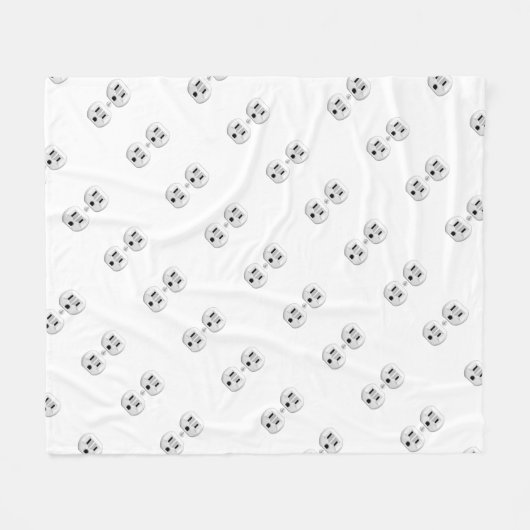Couverture Polaire Cliquer sur le bouchon électrique pour Customiser  (Devant (Horizontal))